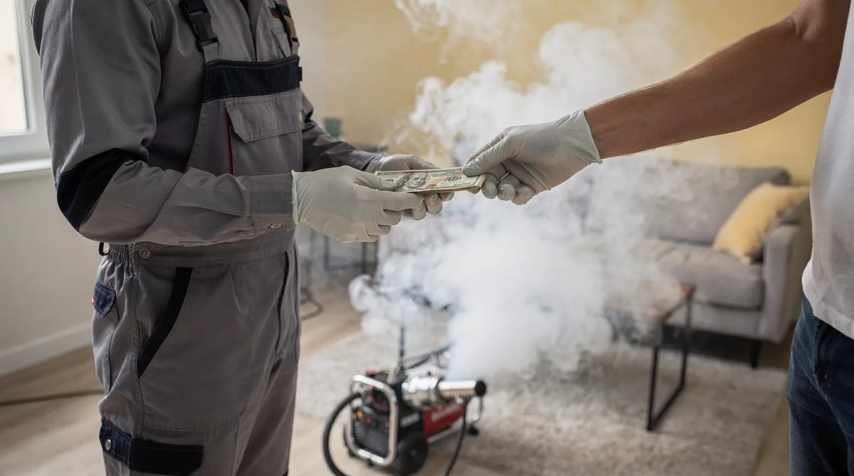 Cash Pay for Smoke Odor Removal After Fire Damage